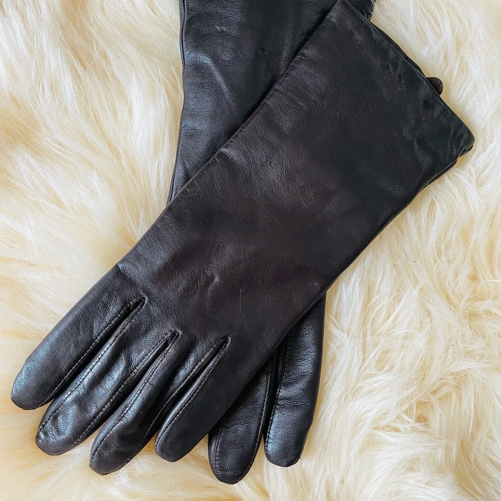 NWOT brown leather gloves